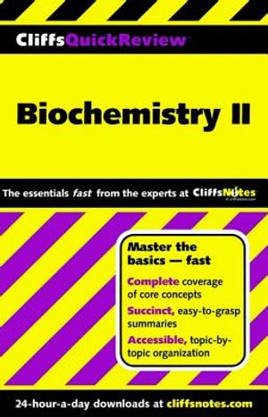 Cliffsquickreview Biochemistry II image number 0