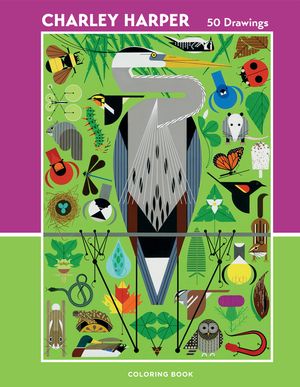 Charley Harper: 50 Drawings Coloring Book image number 0