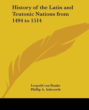 History of the Latin and Teutonic Nations from 1494 to 1514 image number 0