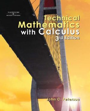 Technical Mathematics with Calculus, 3e image number 0