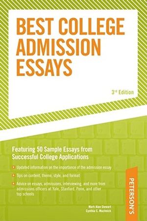 Peterson's Best College Admission Essays image number 0