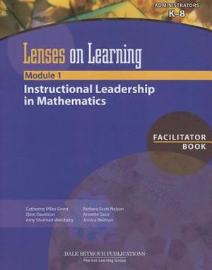 Dale Seymour Lenses on Learning Module 1 Facilitators Guide 2003c image number 0