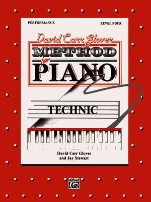 David Carr Glover Method for Piano Performance; Level 4 image number 0