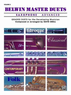 Belwin Master Duets (Saxophone), Vol 2; Advanced image number 0