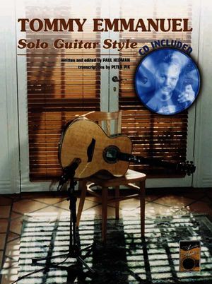 Tommy Emmanuel -- Solo Guitar Style: Book & CD [With CD] image number 0