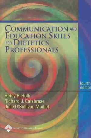Communication & Education Skills for Dietetics Professionals image number 0
