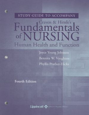 Study Guide to Accompany Craven & Hirnle's Fundamentals of Nursing: Human Health & Function image number 0