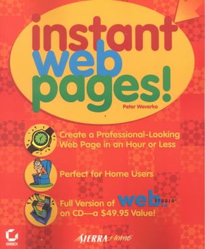 Instant Web Pages [With CDROM] image number 0