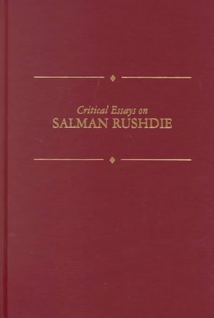 Critical Essays on Salman Rushdie: Salman Rushdie image number 0