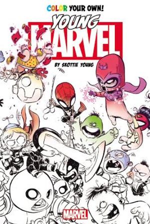 Color Your Own Young Marvel by Skottie Young image number 0
