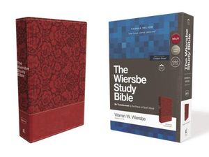 Nkjv, Wiersbe Study Bible, Leathersoft, Burgundy, Comfort Print: Be Transformed by the Power of God's Word image number 0