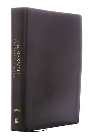Niv, Maxwell Leadership Bible, 3rd Edition, Leathersoft, Black, Comfort Print image number 0