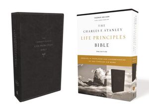 Kjv, Charles F. Stanley Life Principles Bible, 2nd Edition, Leathersoft, Black, Comfort Print: Growing in Knowledge and Understanding of God Through H image number 0