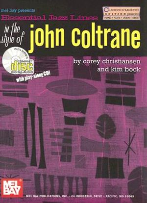 Essential Jazz Lines in the Style of John Coltrane: C Instruments Edition [With CD] image number 0