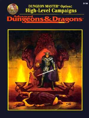 Dungeon Master Option Rule Book: High-Level Campaigns image number 0