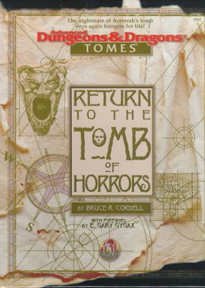 Return to the Tomb of Horrors : Advanced Dungeons & Dragons image number 0