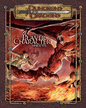 Dungeons & Dragons Deluxe Player Character Sheets image number 0