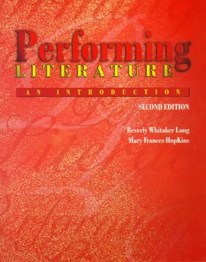 Performing Literature: An Introduction image number 0