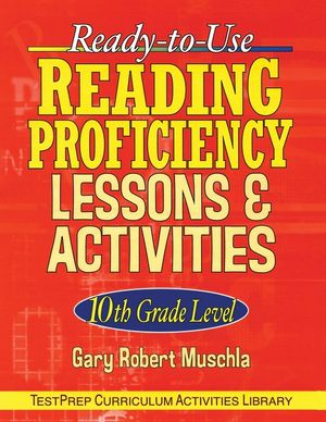 Ready-To-Use Reading Proficiency Lessons & Activities: 10th Grade Level image number 0