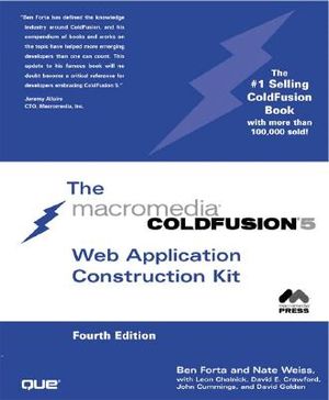 Coldfusion 5 Web Application Construction Kit [With CDROM] image number 0