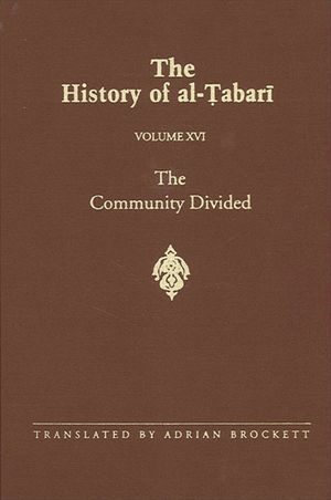 The History of Al-Tabari Vol. 16: The Community Divided: The Caliphate of 'ali I A.D. 656-657/A.H. 35-36 image number 0