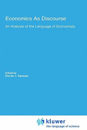 Economics as Discourse: An Analysis of the Language of Economists image number 0