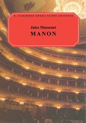 Manon: Vocal Score image number 0