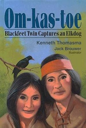 Om-Kas-Toe Blackfeet Twin Captures an Elkdog image number 0