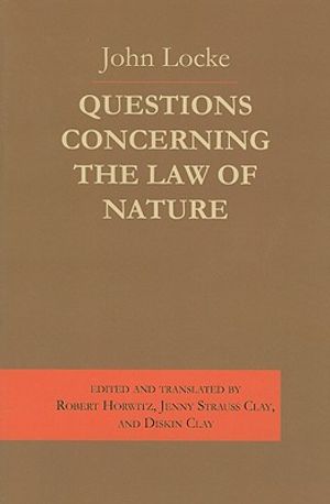 Questions Concerning the Law of Nature image number 0