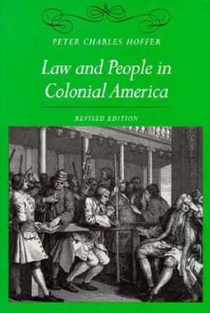 Law and People in Colonial America image number 0