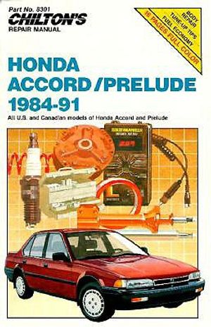Chilton's Honda Accord/Prelude 1984-91 image number 0