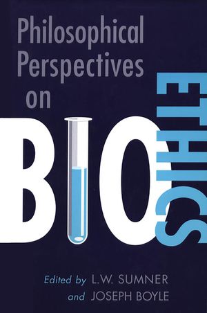 Philosophical Perspectives on Bioethics (Revised) image number 0