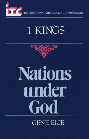 Nations Under God: A Commentary on the Book of 1 Kings image number 0