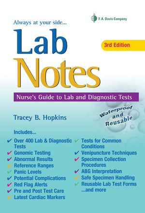 Labnotes: Nurses' Guide to Lab & Diagnostic Tests image number 0