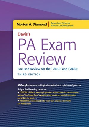 Davis's Pa Exam Review: Focused Review for the Pance and Panre: Focused Review for the Pance and Panre image number 0