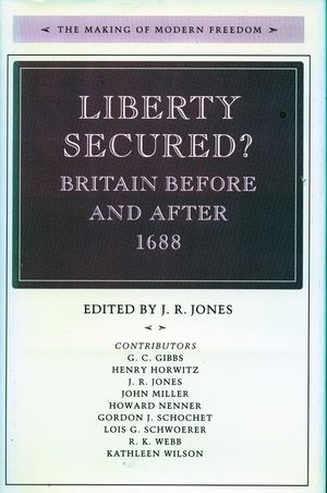Liberty Secured?: Britain Before and After 1688 image number 0
