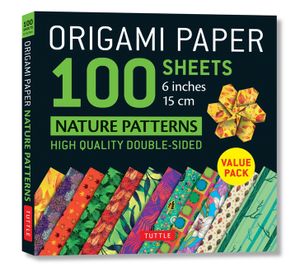 Origami Paper 100 Sheets Nature Patterns 6 (15 CM): Tuttle Origami Paper: High-Quality Origami Sheets Printed with 12 Different Designs (Instructions image number 0