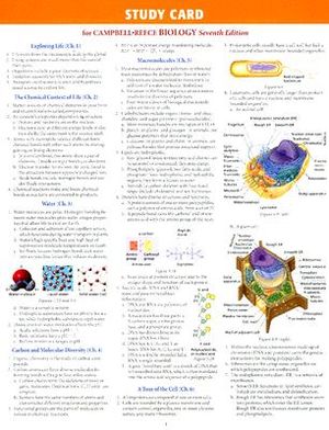 Study Card for Campbell-Reece Biology Seventh Edition image number 0