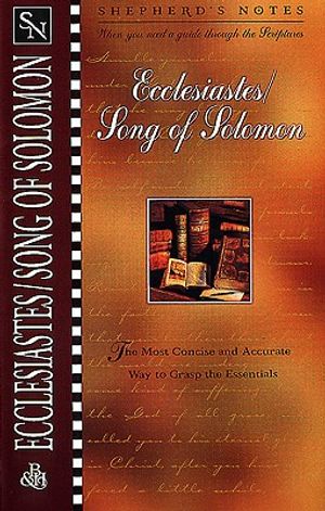 Ecclesiastes/Song of Solomon image number 0