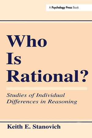 Who Is Rational?: Studies of Individual Differences in Reasoning image number 0