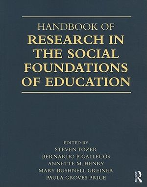 Handbook of Research in the Social Foundations of Education image number 0