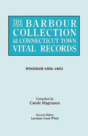 The Barbour Collection of Connecticut Town Vital Records. [54] Windham, 1692-1850 image number 0