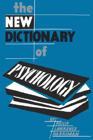 The New Dictionary of Psychology image number 0