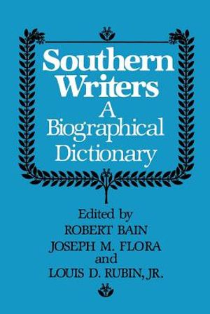 Southern Writers: A Biographical Dictionary image number 0