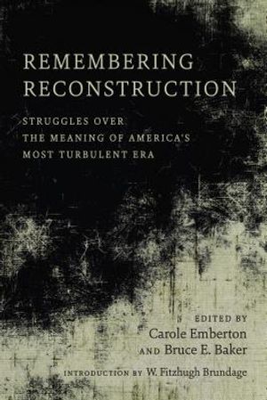 Remembering Reconstruction: Struggles Over the Meaning of America's Most Turbulent Era image number 0
