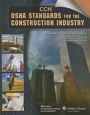 OSHA Standards for the Construction Industry: 29 CFR Part 1926, with Amendments as of January 2011 image number 0