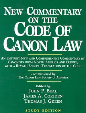 New Commentary on the Code of Canon Law (Study Edition) image number 0