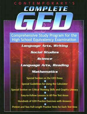Contemporary's Complete GED: Comprehensive Study Program for the High School Equivalency Examination image number 0
