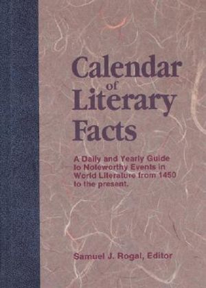 Calendar of Literary Facts image number 0