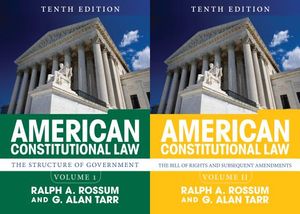 American Constitutional Law, 2-Volume Set image number 0